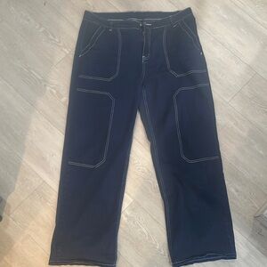 Women's Navy Cargo Pants